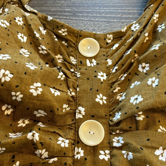 NWOT Zara Printed Dress With Draping Size S - Picture 8 of 11